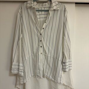 Free People Oversized Button Down